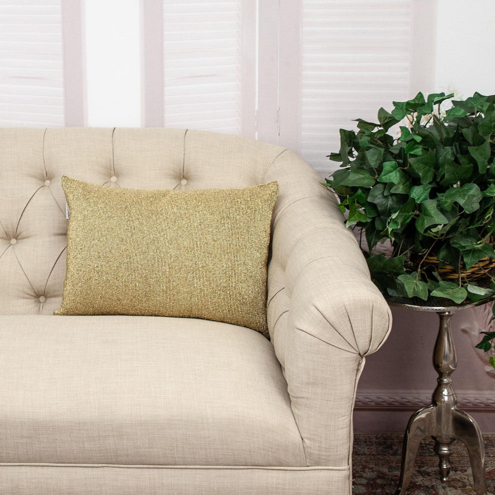 Parkland Collection Aster Gold Throw Pillow