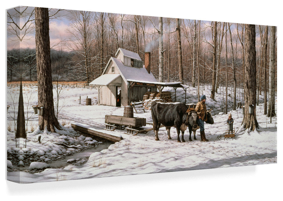 William Breedon 'Sugar Shack' Canvas Art, 19"x10"