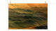 Faux Wood Foggy Mountain Layers at Sunset Landscape Unframed Wall Art Prints, 18" X 24"