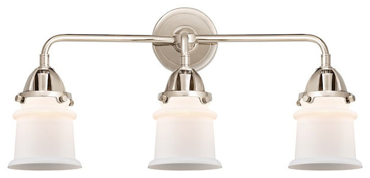 288-3W-PN-G181S 3 Light 23.25" Bath Vanity Light, Polished Nickel