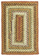 Homespice Decor Pumpkin Pie Cotton Braided Rug 2' x 3' (Rectangle)