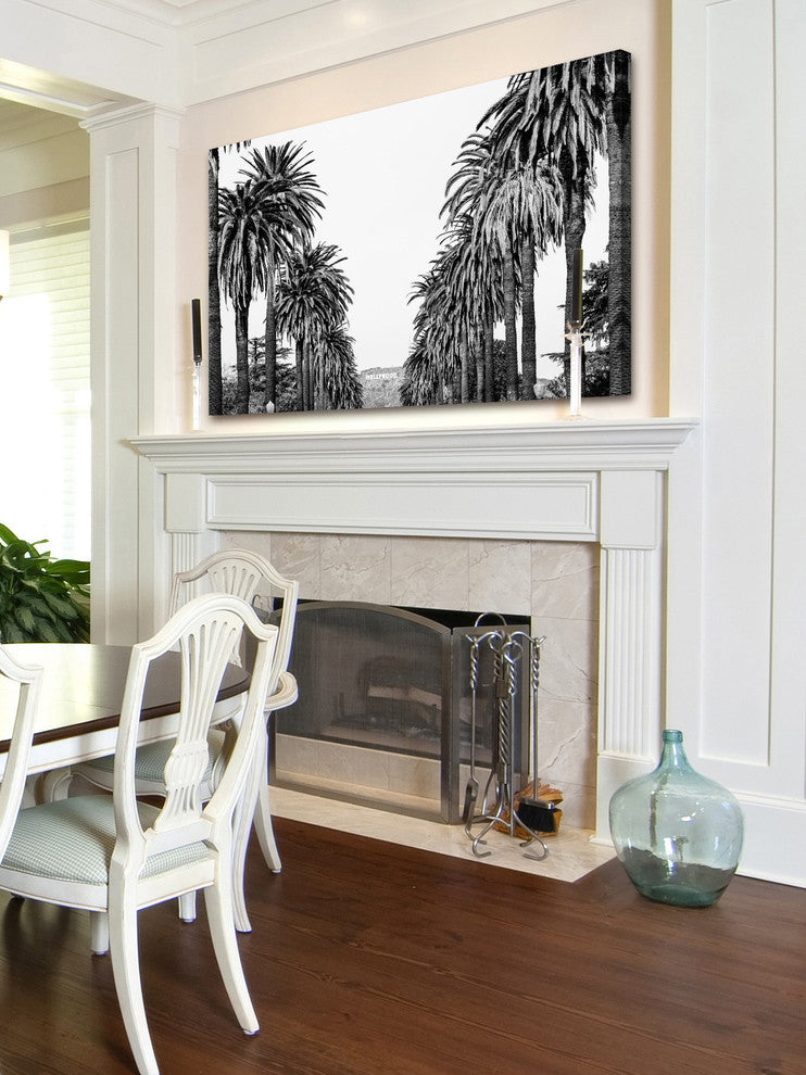 "Hollywood in Sight" Painting Print on Wrapped Canvas