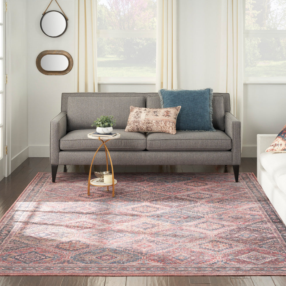 Nicole Curtis Nc Series 1 8' x 10' Multicolor Machine Washable Area Rugs