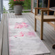 Indoor/Outdoor Tropics TC2 Silver Machine Washable 2'3" x 7'6" Runner Rug