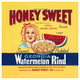 "Honey Sweet" Digital Paper Print by Retrolabel, 24"x24"