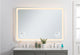 Lucy 42"x60" Hardwired LED Mirror With Magnifier and Color Changing Temperature