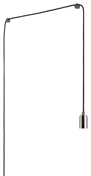 Oval II With Graphite Plug-In Pendant