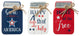 7"H Patriotic Mason Jar Table Decor, 3-Piece Set