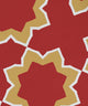 Bohemian 2, Geometric Print Napkin, Coral, Set of 4