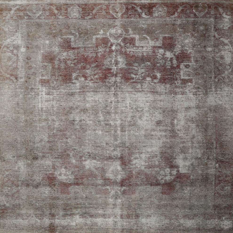 Ahgly Company Indoor Square Traditional Area Rugs, 7' Square