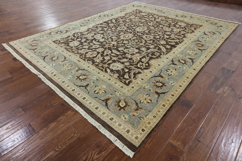 Handmade Floral Peshawar Oriental Area Rug 8'x10', P2693