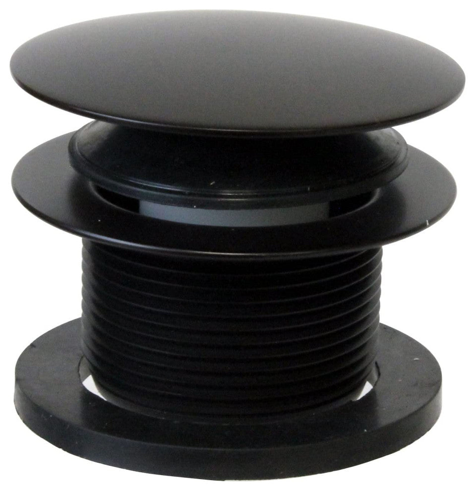 Illusionary Overflow 12" & 4" Sch. 40 PVC Bath Waste and Overflow Tip-Toe, Oil Rubbed Bronze