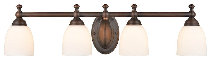 Millennium 4-Light Bath Vanity Light Satin Nickel