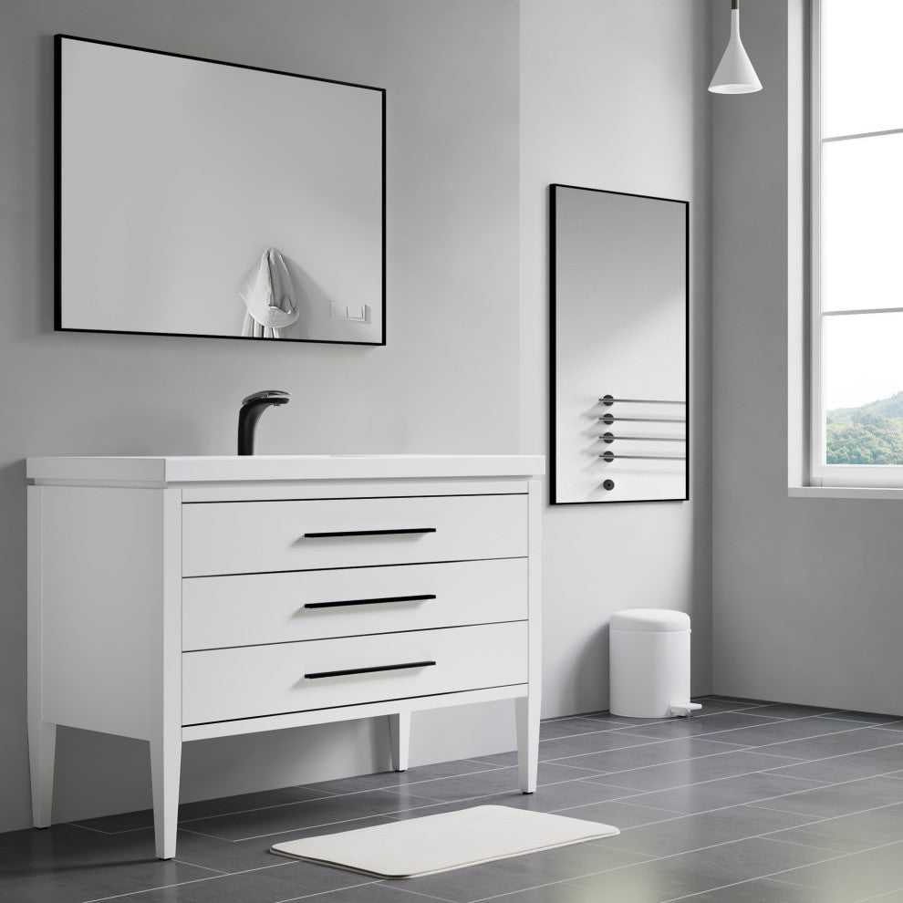 Mattox Mirror, 42x28, Black