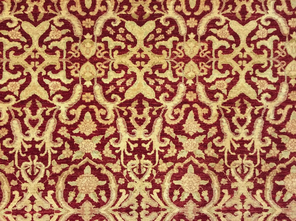 Peshawar Faizah Red/Gold Rug, 8'11x11'11