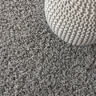 Mercer Shag Plush Area Rug, Charcoal, 5 X 8