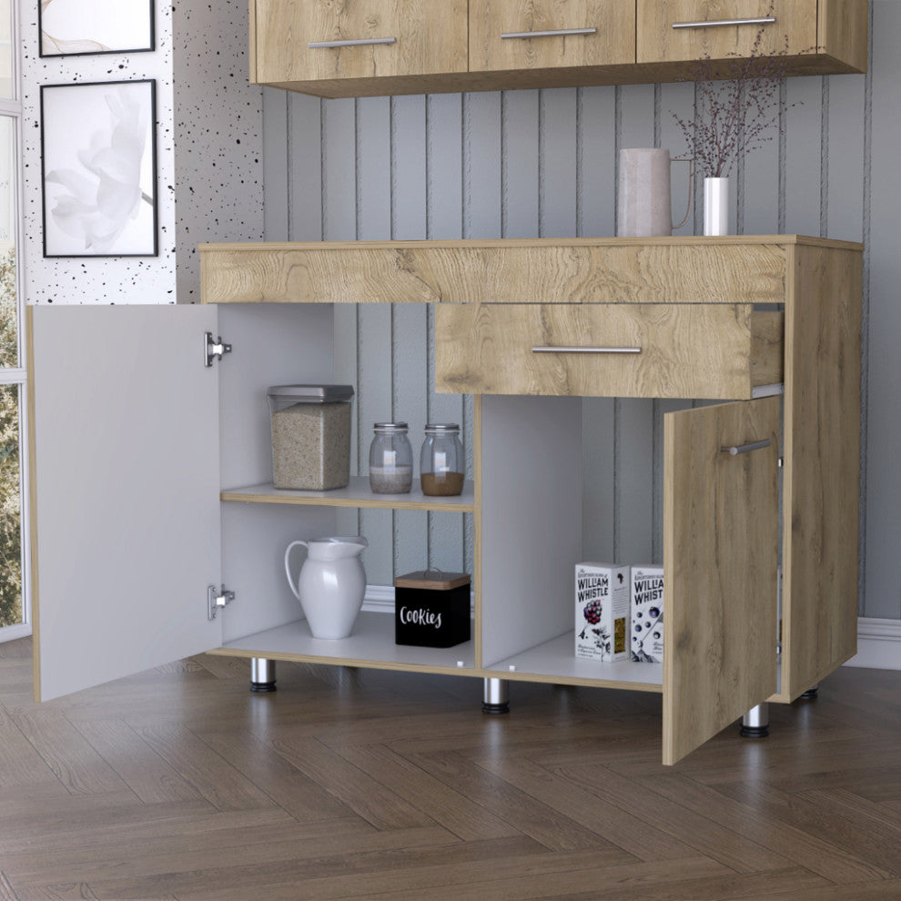 Utility Sink Champp, Kitchen, White / Aged Oak