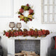 6' Fall Hydrangea and Berry Artificial Autumn Garland