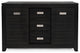 Jofran Altamonte Contemporary Sideboard Server, Dark Charcoal Grey (Set of 2)
