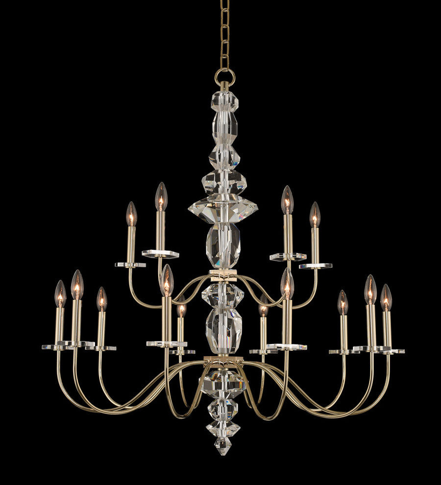 Allegri Crystal, Bolivar 2 Tier Chandelier