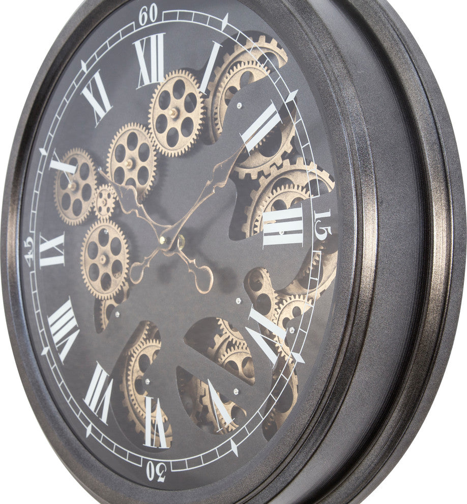 Paris II Gear Clock