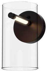 ET2 E26380-18 Polo 9" Tall LED Wall Sconce - Black