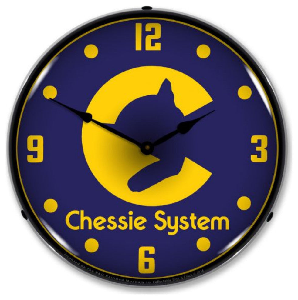 BOR1408538 Chessie System Railroad Clock