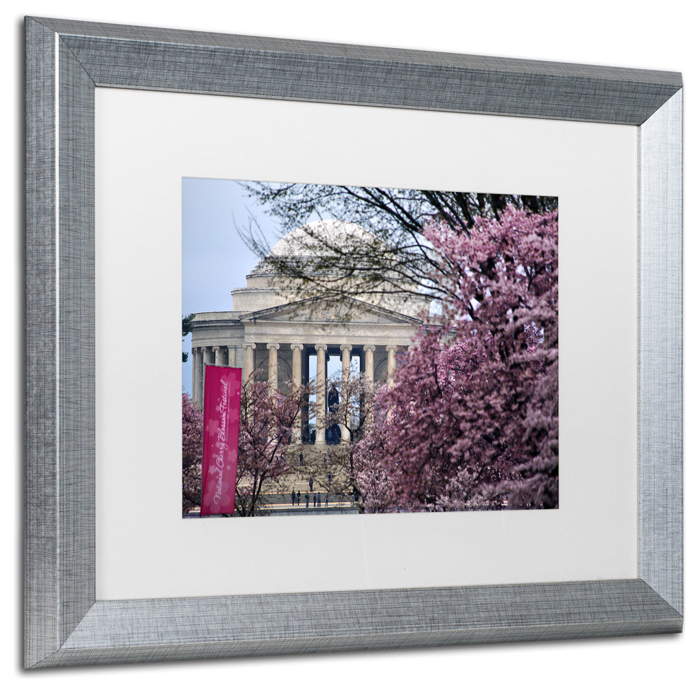 CATeyes 'Cherry Blossom Festival' Matted Framed Art, 16x20