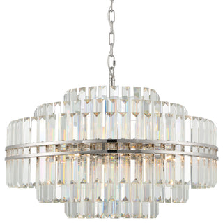 Crystorama Lighting Group HAY-1407 Hayes 16 Light 28"W Crystal - Polished