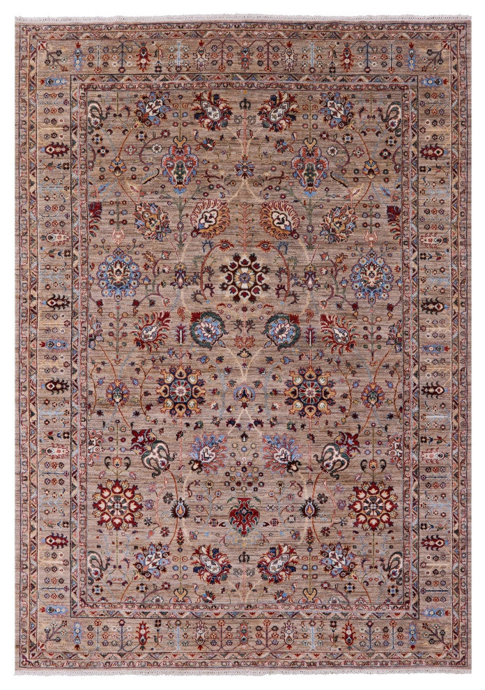 Persian Tabriz Hand Knotted Wool Rug 8' 2" X 11' 4" Q9994