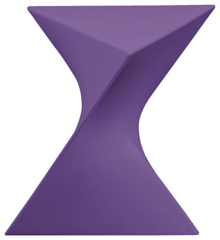 Leisuremod Randolph Modern Triangle Accent Side End Table, Purple, Set of 4