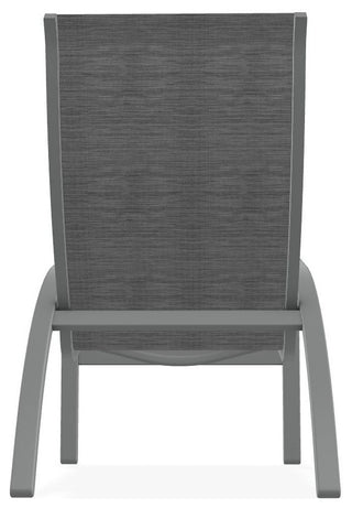 Kendall Sling Stackable Outdoor Lounge Chair, Collect Charcoal/Graphite