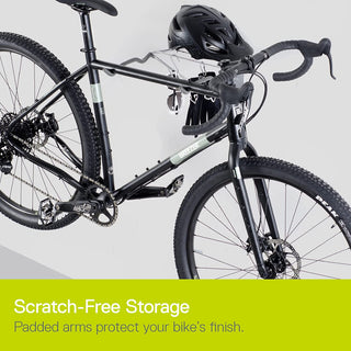 Two Bike Wall Mount Rack w/ Shelf