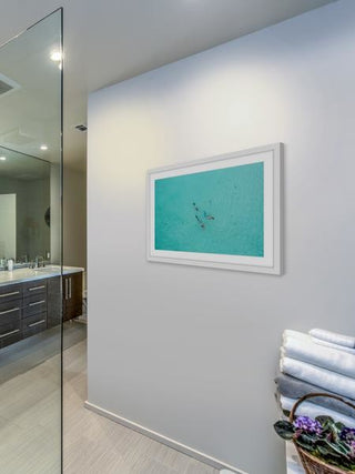 "View Caeruleum" Framed Painting Print, 30"x20"