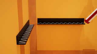 The Original™ Floating Corner Shower Bench Kit with Orange XPS Board, 24"