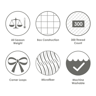 Gel Microfiber Down Alternative Comforter, King