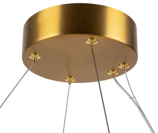 Camila - 1-Light Chandelier - Brushed Brass - 27"W