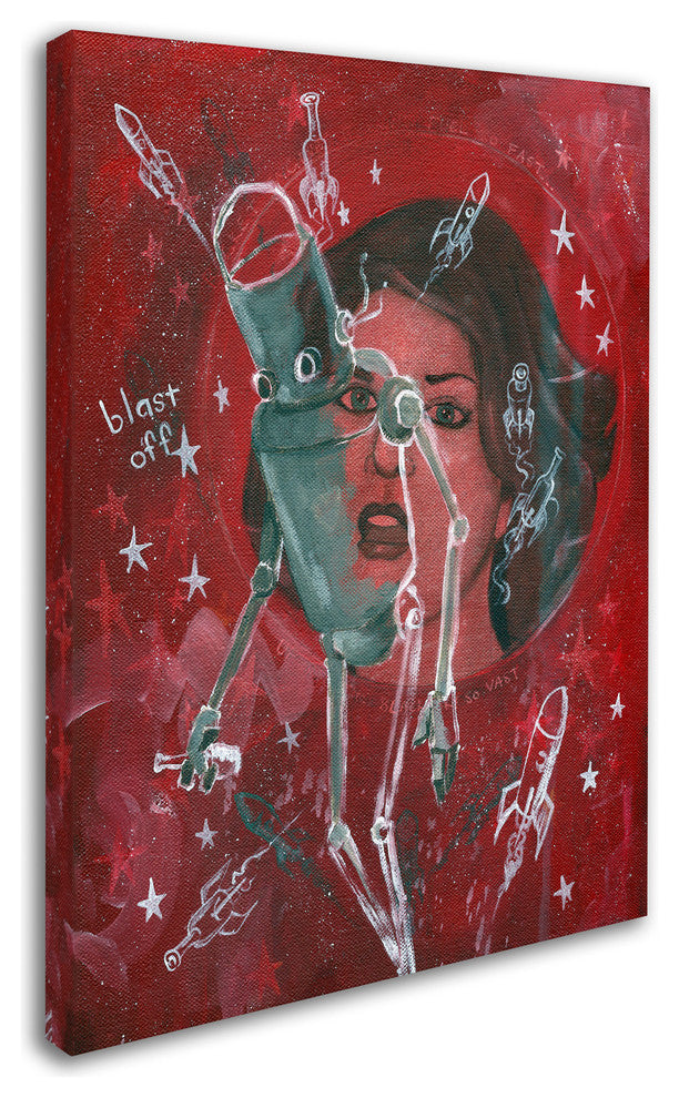 'Blast-Off' Canvas Art, 47x35