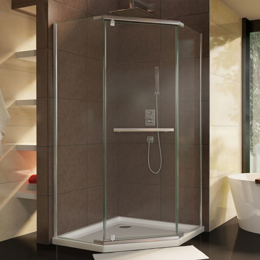 Dreamline Prism 34 1/8"x34 1/8" Frameless Pivot Shower Enclosure