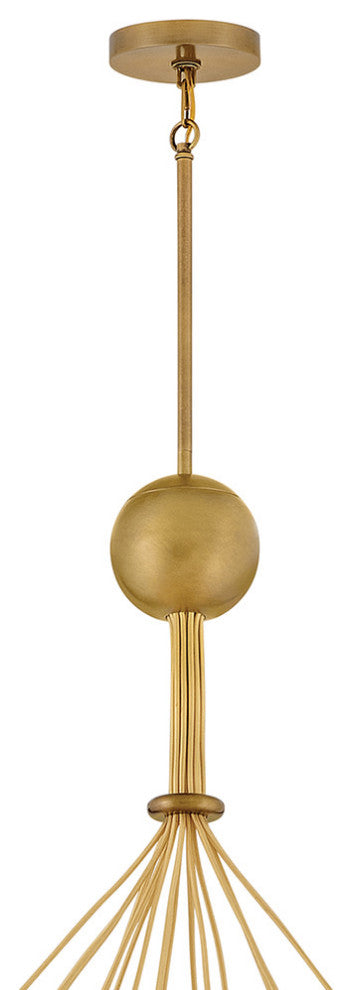 Hinkley Skye Extra Large Two Tier Chandelier, Heritage Brass
