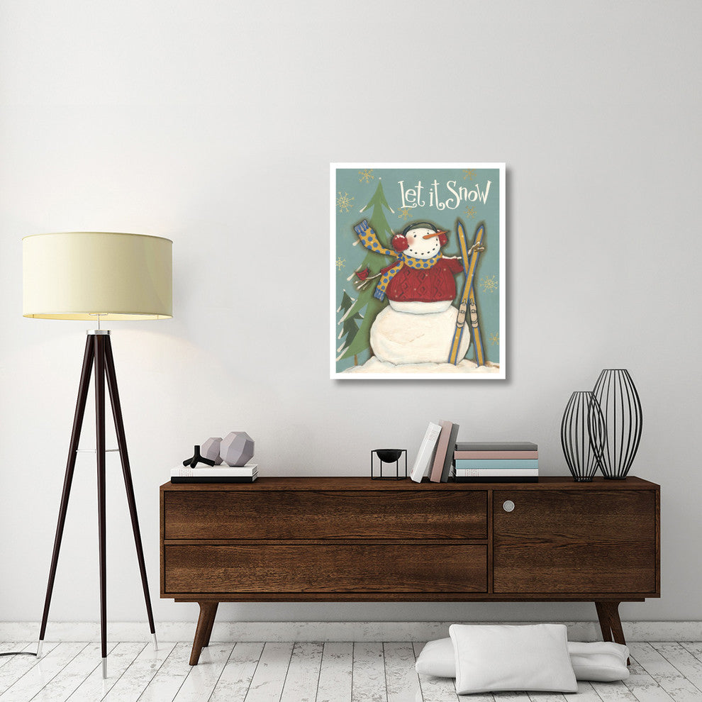 "Snowman Season III" Digital Paper Print by Anne Tavoletti, 30"x37"