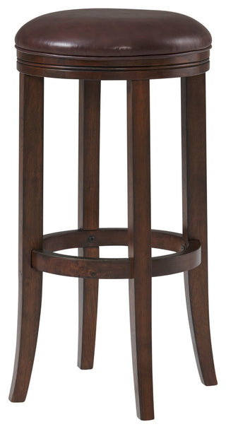 Natick Bar Stool, Set of 2, Distressed Walnut, Bar Height