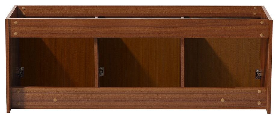 Fresca Vista 60" Teak Wall Hung Single Sink Cabinet