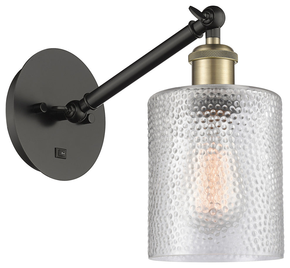 Innovations 317-1W-BAB-G112-LED 1-Light Sconce, Black Antique Brass