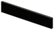 22" Vanity Top Side Splash, Absolute Black, Right