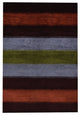 HAND KNOTTED LOOM SILK ECO-FRIENDLY RUG-6'x9',Rectangle,Brown Silver,Contemporar