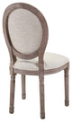 Emanate Dining Side Chair Upholstered Set of 4, Beige