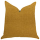 Wild Turmeric Luxury Throw Pillow in Gold, 18"x18"