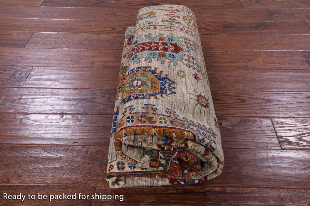 Persian Hand Knotted Wool Rug 5' 0" X 6' 5" - Q12479