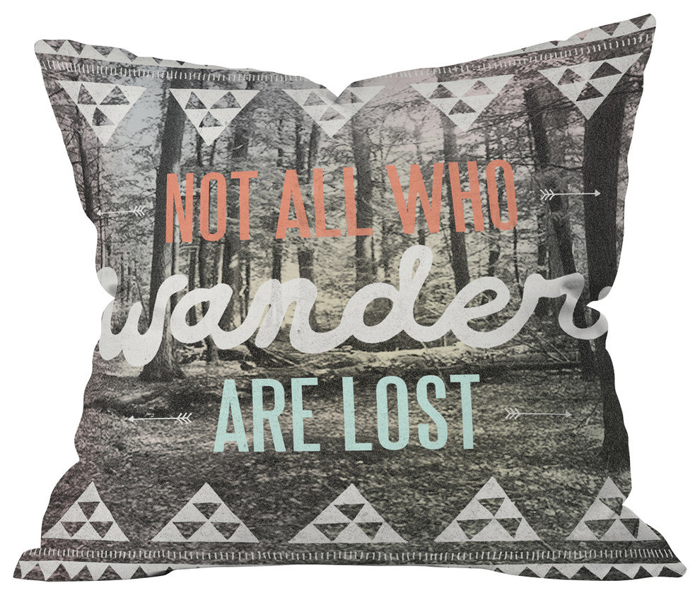 Wesley Bird Wander Throw Pillow